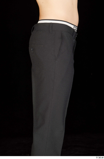 Jamie black trousers dressed thigh uniform waiter uniform 0007.jpg